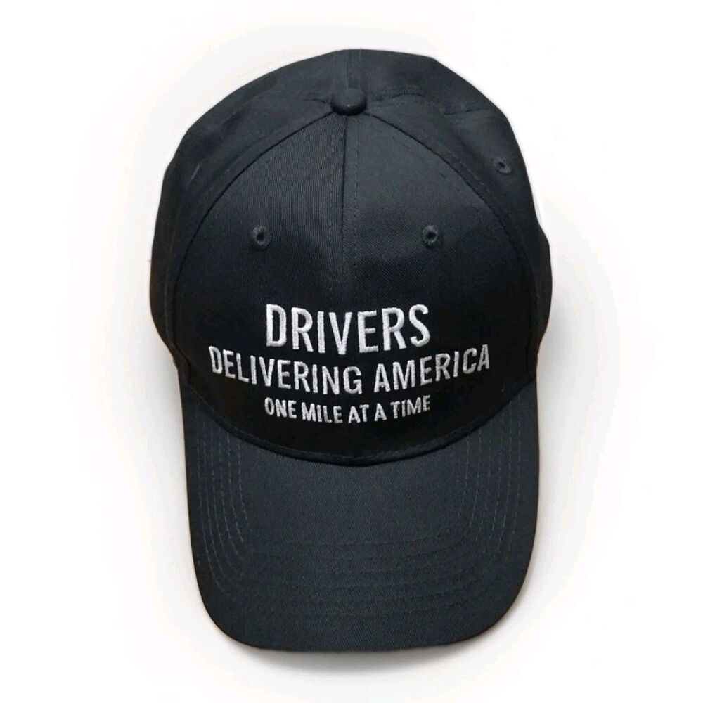 Drivers Delivering America One Mile At A Time Black Baseball Cap Flying J Pilot